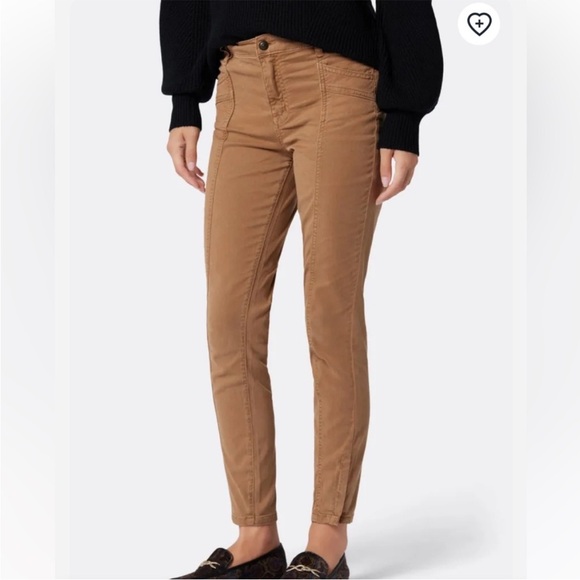 Joie 26 Jeans The High Rise Willa Park Skinny in Tiger’s Eye Tan pockets NWT